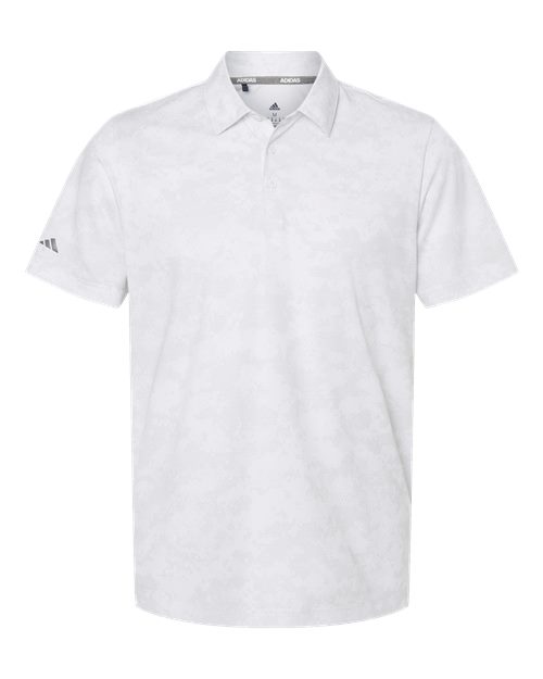 Adidas Men's All Over Camo Print Polo - A550 - EMBROIDERED