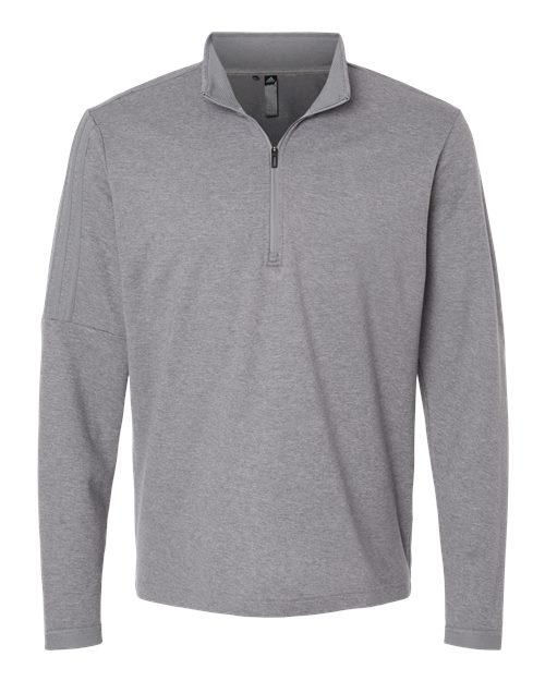 Adidas Men's 3-Stripes Quarter-Zip Sweater Pullover - A554 - EMBROIDERED