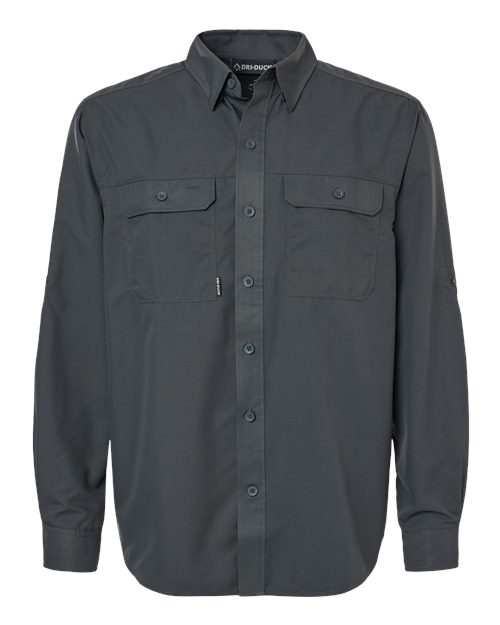 DRI DUCK Men's Crossroad Woven Shirt - 4441 - EMBROIDERED