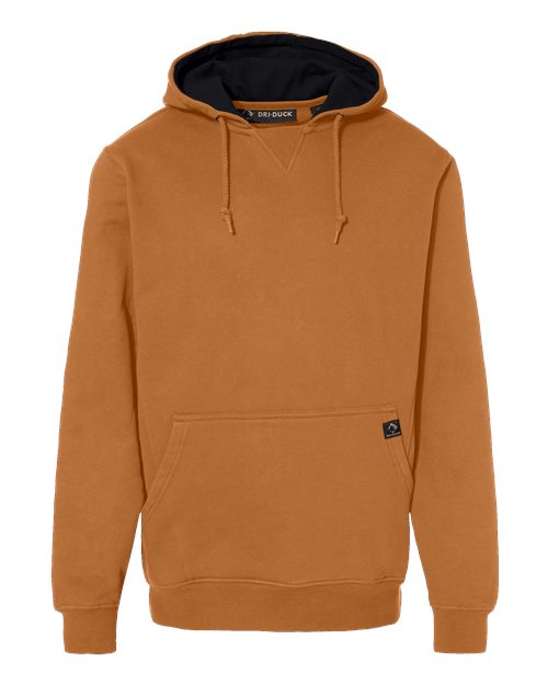 DRI DUCK Men's Woodland Fleece Hooded Pullover - 7035 - EMBROIDERED