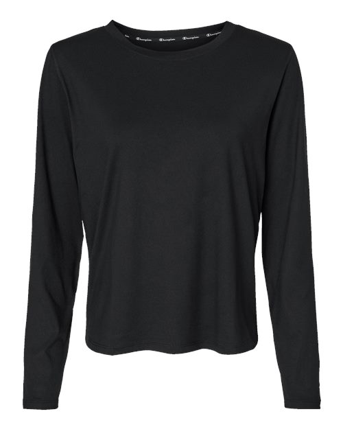 Champion Women's Sport Soft Touch Long Sleeve T-Shirt - CHP140 - EMBROIDERED