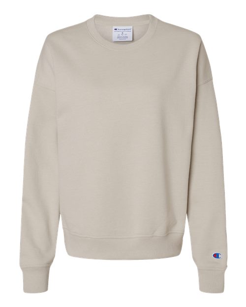 Champion Women's Powerblend® Crewneck Sweatshirt - SL650 - EMBROIDERED