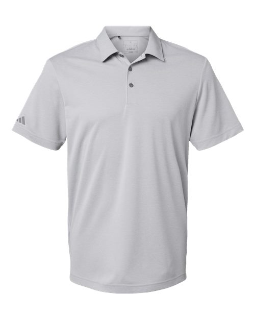 Adidas Men's Heathered Polo - A582 - EMBROIDERED