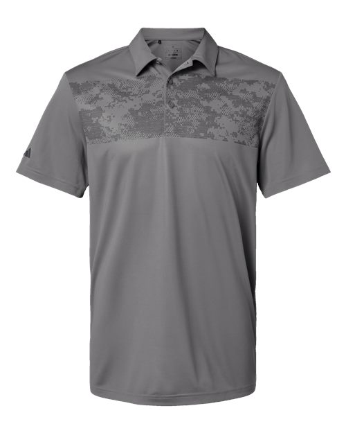 Adidas. Men's Camo Chest Print Polo. A585