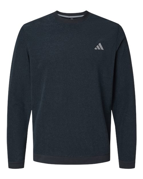 Adidas Men's Terry Loop Crewneck Sweatshirt - A586 - EMBROIDERED