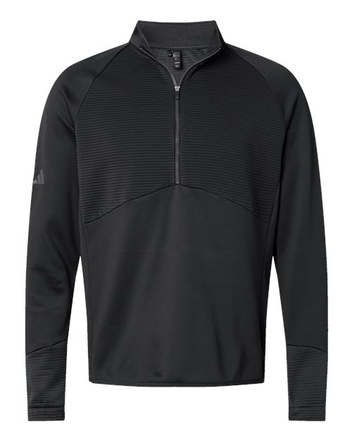 Adidas Men's Performance Quarter-Zip Pullover - A587 - EMBROIDERED