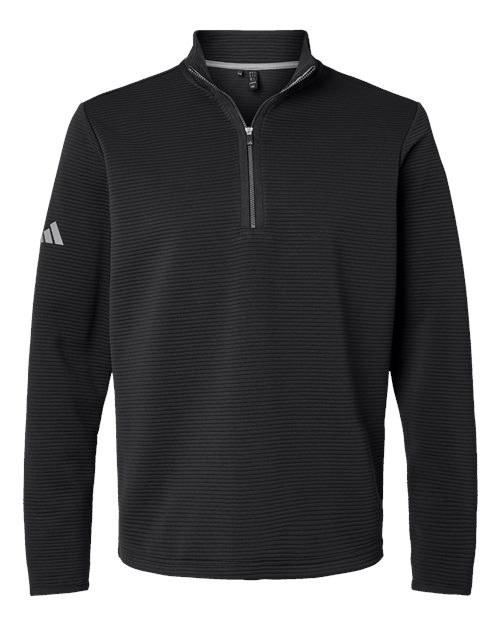 Adidas Men's Spacer Quarter-Zip Pullover - A588 - EMBROIDERED