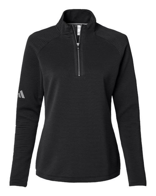 Adidas Women's Spacer Quarter-Zip Pullover - A589 - EMBROIDERED