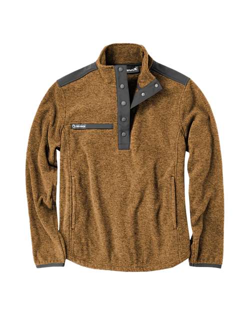DRI DUCK Women's Sierra Melange Fleece Pullover - 9341 - EMBROIDERED
