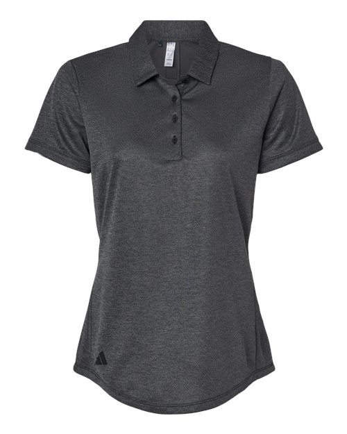 Adidas Women's Space Dyed Polo - A592 - EMBROIDERED