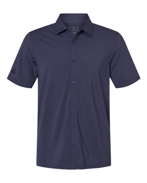 Adidas. Men's Button Down Short Sleeve Shirt. A595