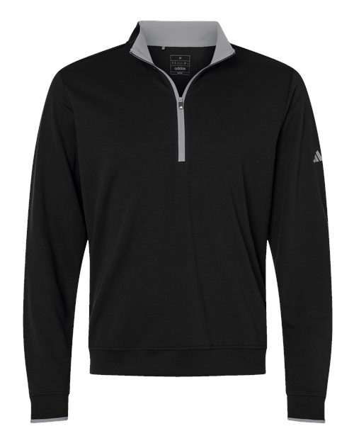 Adidas Men's Performance Lightweight Quarter-Zip Pullover - A2002 - EMBROIDERED