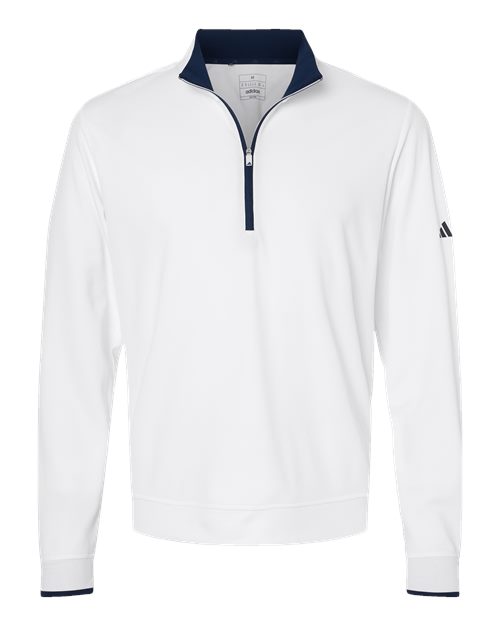Adidas Men's Performance Lightweight Quarter-Zip Pullover - A2002 - EMBROIDERED