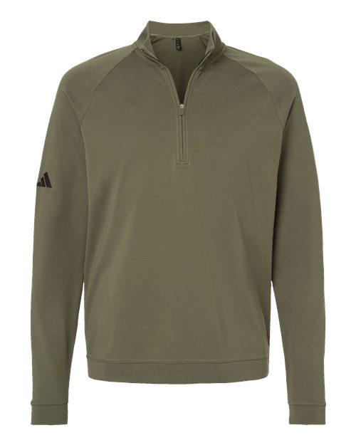 Adidas Men's Club Quarter-Zip Pullover - A598 - EMBROIDERED