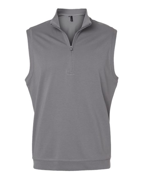 Adidas Men's Club Quarter-Zip Vest - A599 - EMBROIDERED