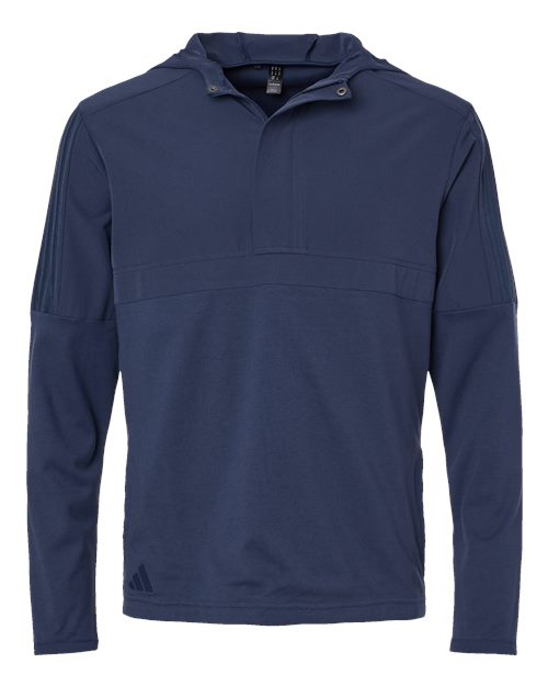 Adidas Men's Half-Zip Hooded Anorak - A607 - EMBROIDERED