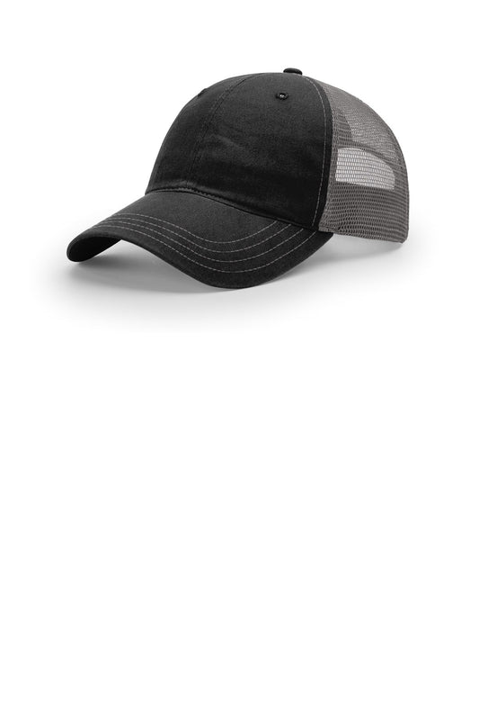 Richardson Garment Washed Trucker 111 - EMBROIDERED
