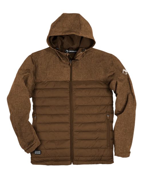 DRI DUCK Men's Pinnacle Soft Shell Puffer Jacket - 5324 - EMBROIDERED