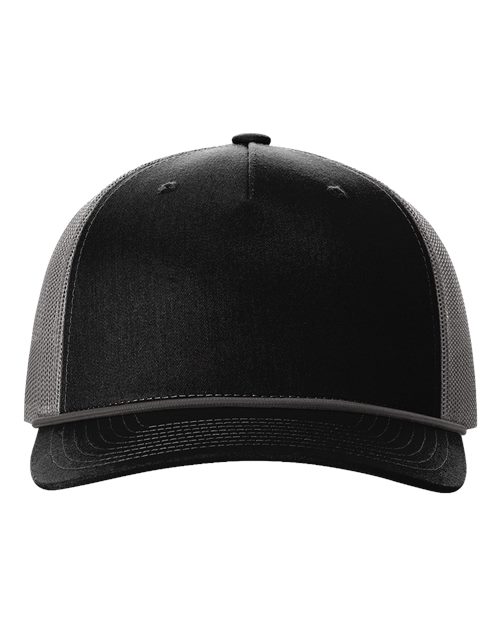 Richardson Five-Panel Trucker Rope Cap - 112FPR - EMBROIDERED
