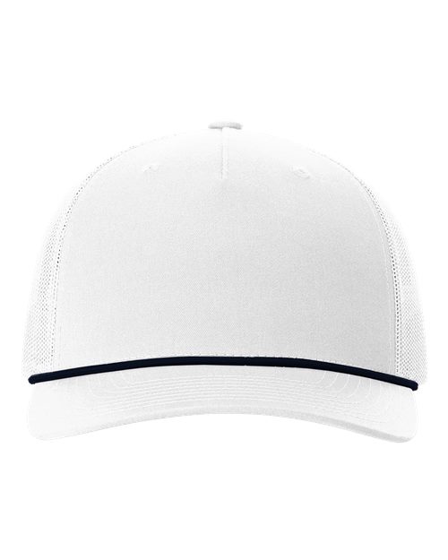 Richardson Five-Panel Trucker Rope Cap - 112FPR - EMBROIDERED