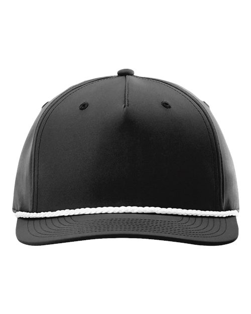 Richardson Five-Panel Classic Rope Cap - 258 - EMBROIDERED
