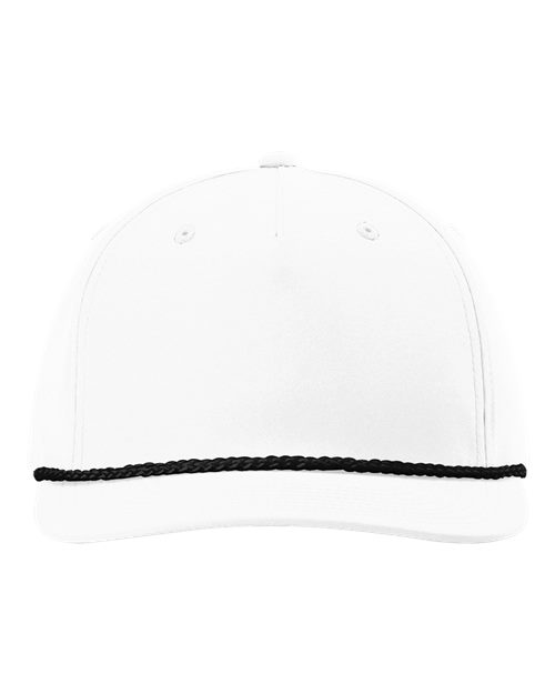 Richardson Five-Panel Classic Rope Cap - 258 - EMBROIDERED