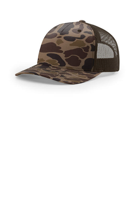Richardson Printed Five-Panel Trucker 112PFP - EMBROIDERED