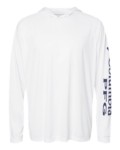 Columbia Men's PFG Terminal Tackle™ Hooded Long Sleeve T-Shirt - 212482 - EMBROIDERED
