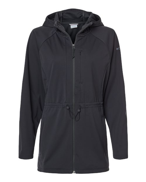 Columbia Women's Flora Park™ II Soft Shell Long Length Jacket - 208499 - EMBROIDERED
