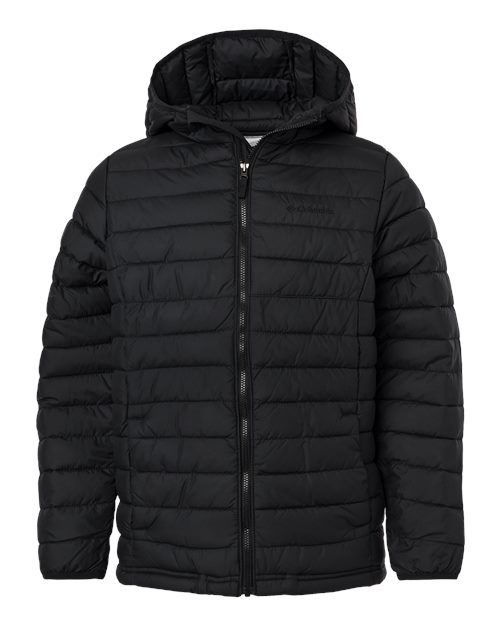 Columbia Youth Powder Lite™ II Hooded Jacket - 209002 - EMBROIDERED