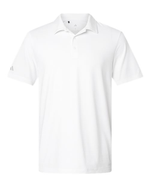 Adidas Men's Textured Stripe Polo - A704 - EMBROIDERED