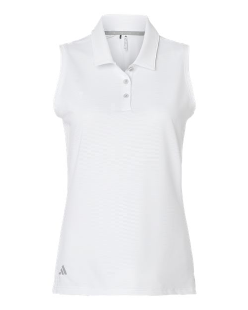 Adidas Women's Ottoman Sleeveless Polo - A1005 - EMBROIDERED