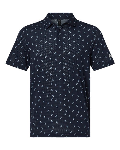 Adidas Men's Ultimate365 Mesh Print Polo - A2012 - EMBROIDERED
