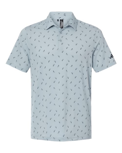 Adidas Men's Ultimate365 Mesh Print Polo - A2012 - EMBROIDERED