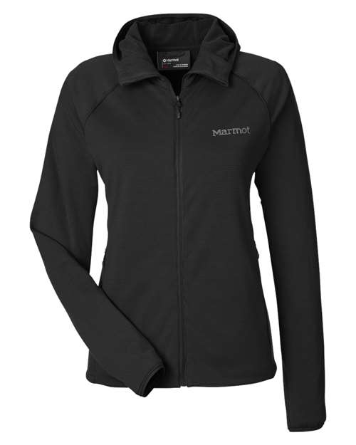 Marmot Women's Leconte Full Zip Hooded Jacket - M15393 - EMBROIDERED