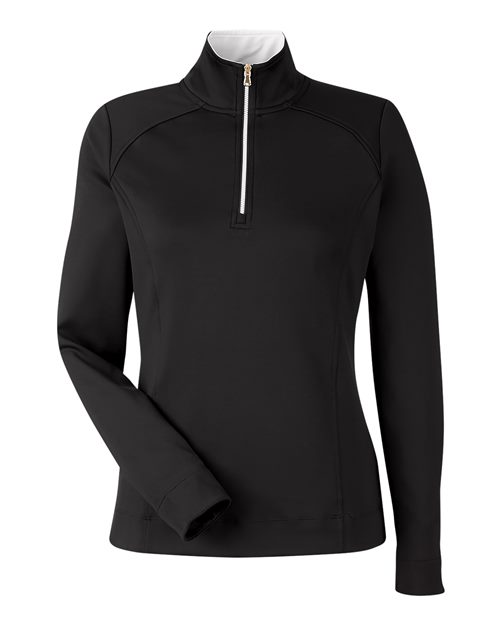 Fairway & Greene Women's Wells Tech Quarter-Zip Pullover - F12250 - EMBROIDERED
