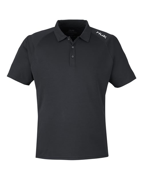 HUK Men's LoPro Solid Performance Polo - H12L005 - EMBROIDERED