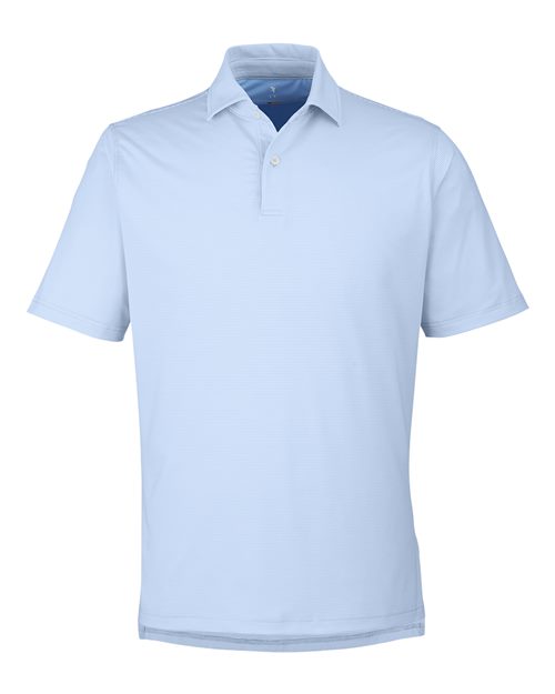 Fairway & Greene Men's USA Made Mini Stripe Tech Polo - I11526 - EMBROIDERED