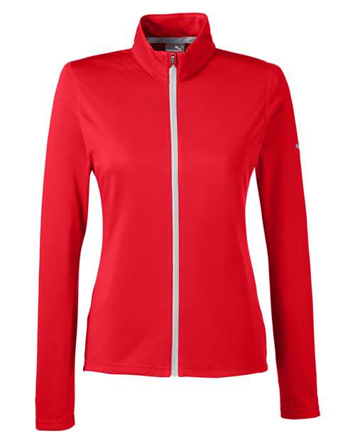 Puma Golf Women's Icon Full-Zip Jacket - 596803 - EMBROIDERED