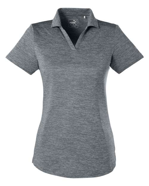 Puma Golf Women's Icon Heather Polo - 596802 - EMBROIDERED