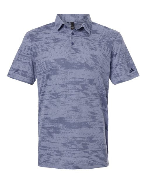Adidas Men's Ultimate365 Textured Stripe Polo - A2005 - EMBROIDERED