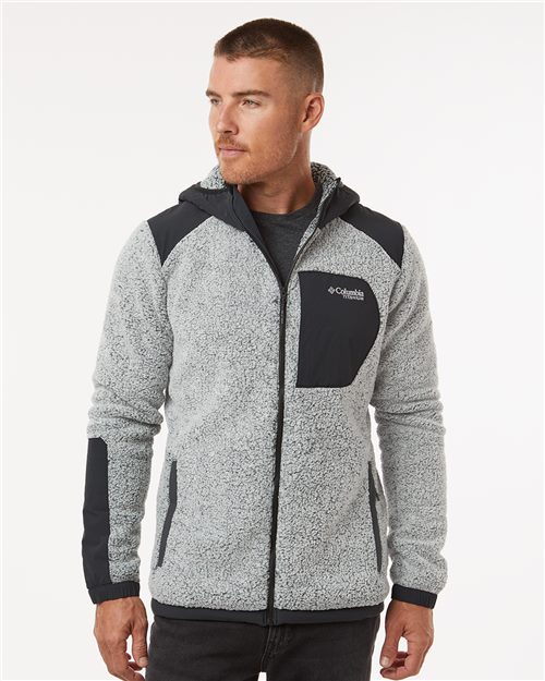 Columbia Men's Arctic Crest™ Sherpa Full-Zip Jacket - 209647 - EMBROIDERED