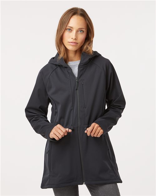 Columbia Women's Flora Park™ II Soft Shell Long Length Jacket - 208499 - EMBROIDERED