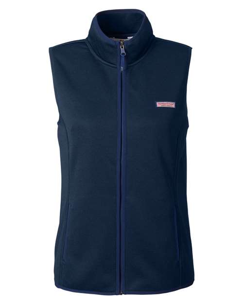 vineyard vines Women's Mountain Sweater Fleece Vest - O001411 - EMBROIDERED