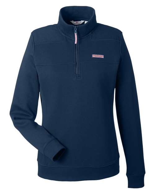 vineyard vines Women’s Collegiate Shep Quarter-Zip Sweatshirt - K002795 - EMBROIDERED