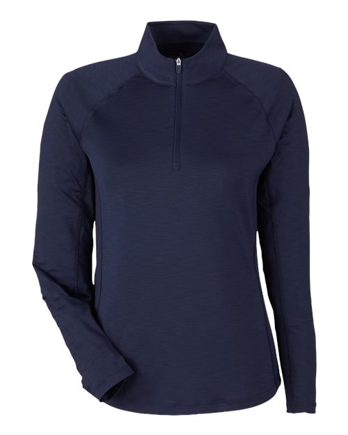 Puma Golf Women's You-V Quarter-Zip Pullover - 625902 - EMBROIDERED