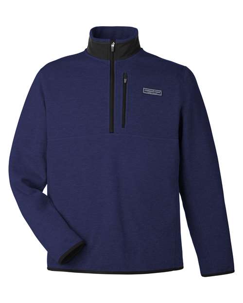 vineyard vines Men's Mountain Sweaterfleece Quarter-Zip Pullover - K004694 - EMBROIDERED