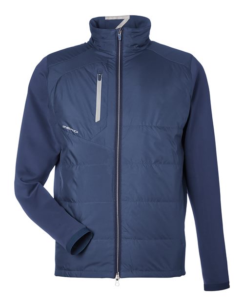 Zero Restriction Men's Lightweight Hybrid Jacket - W1018 - EMBROIDERED