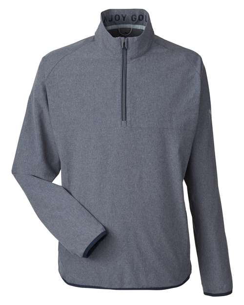 Puma Golf Men's Coastal Woven Quarter-Zip Pullover - 538931 - EMBROIDERED