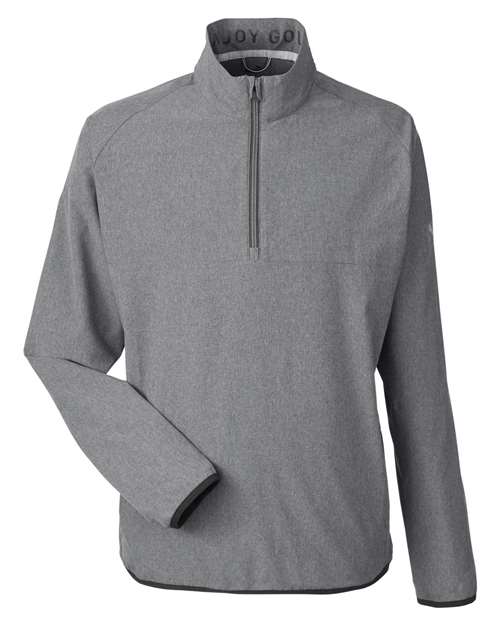 Puma Golf Men's Coastal Woven Quarter-Zip Pullover - 538931 - EMBROIDERED